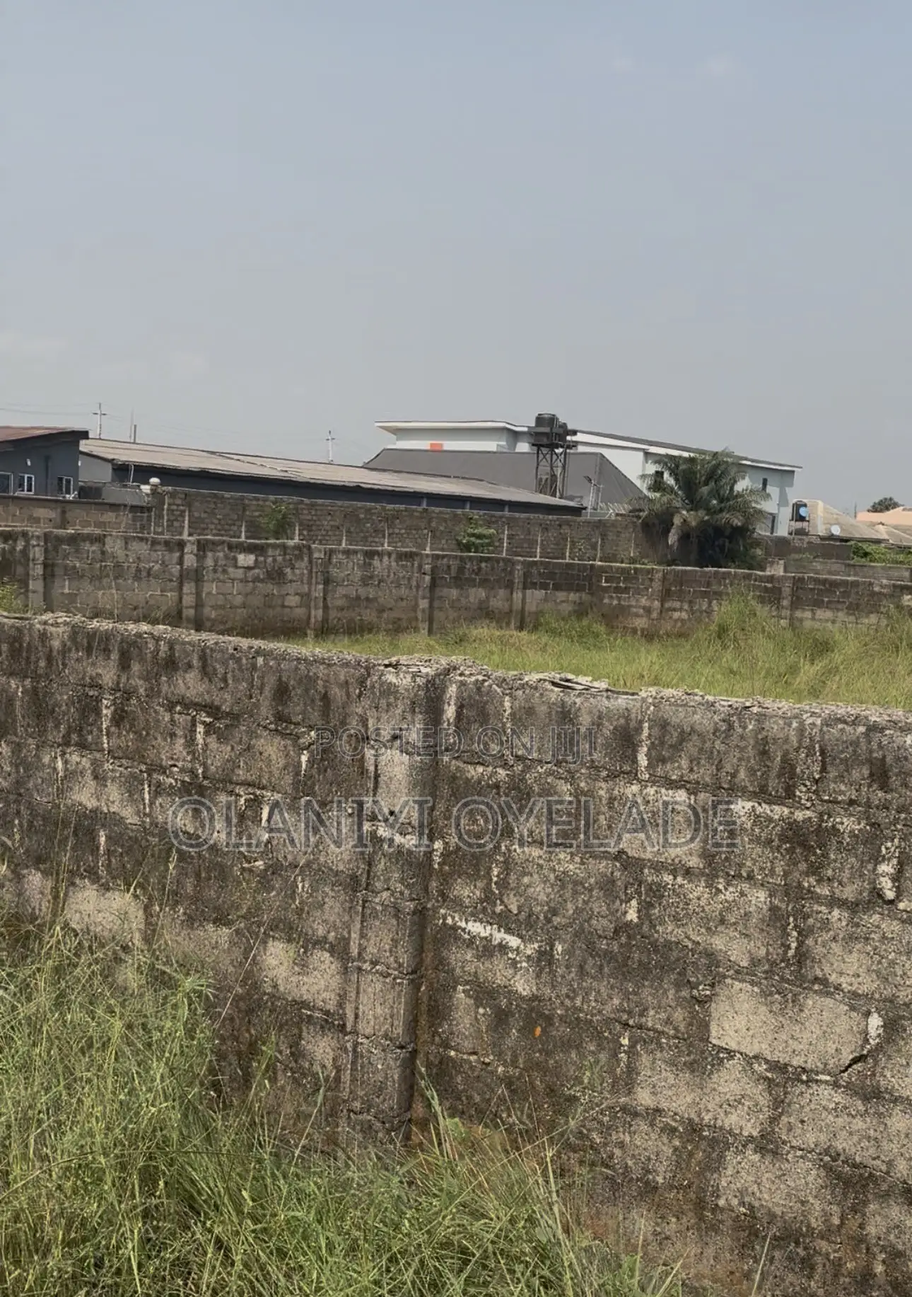 A Full Plot of Land With a Building Plan on It
