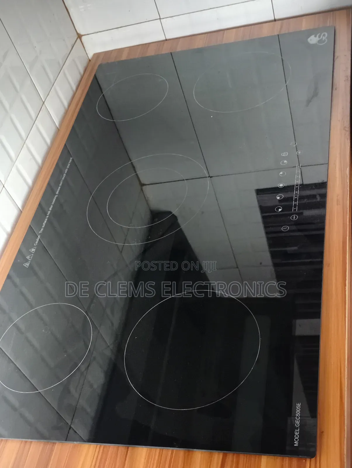 G S 5 Burner Electric Built in Cooker Hub