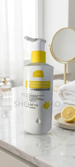 Juneskin Bright Booster Body Lotion With Alpha Arbutin – 500ml