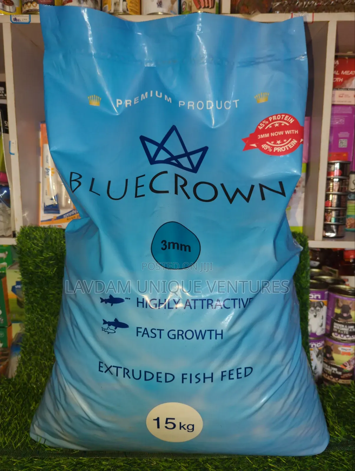 Blue Crown 3mm Fish Feed