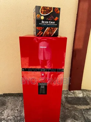 Hisense Red Refrigerator 204L