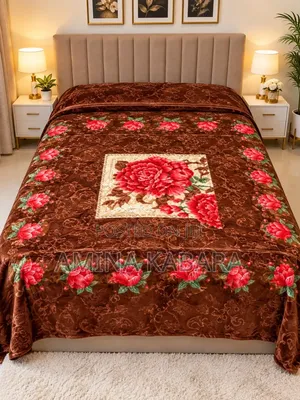 Luxury Single Blanket Big Size Super Soft - Brown - Meenah