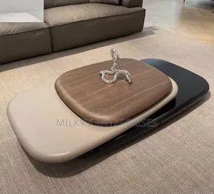 Modern 3 Layers Rotating Center Table