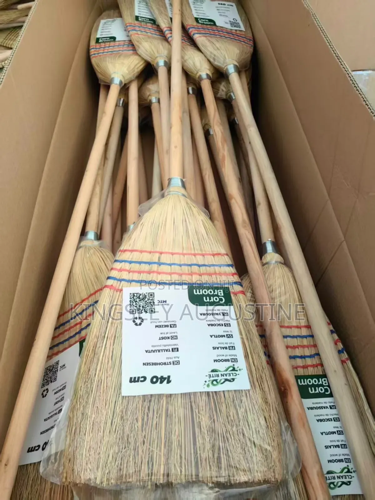 Long Handle Corn Broom