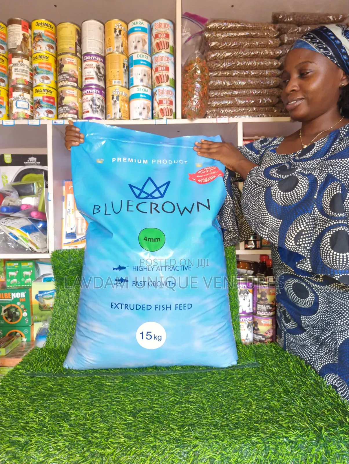 Blue Crown 4mm Fish Feed