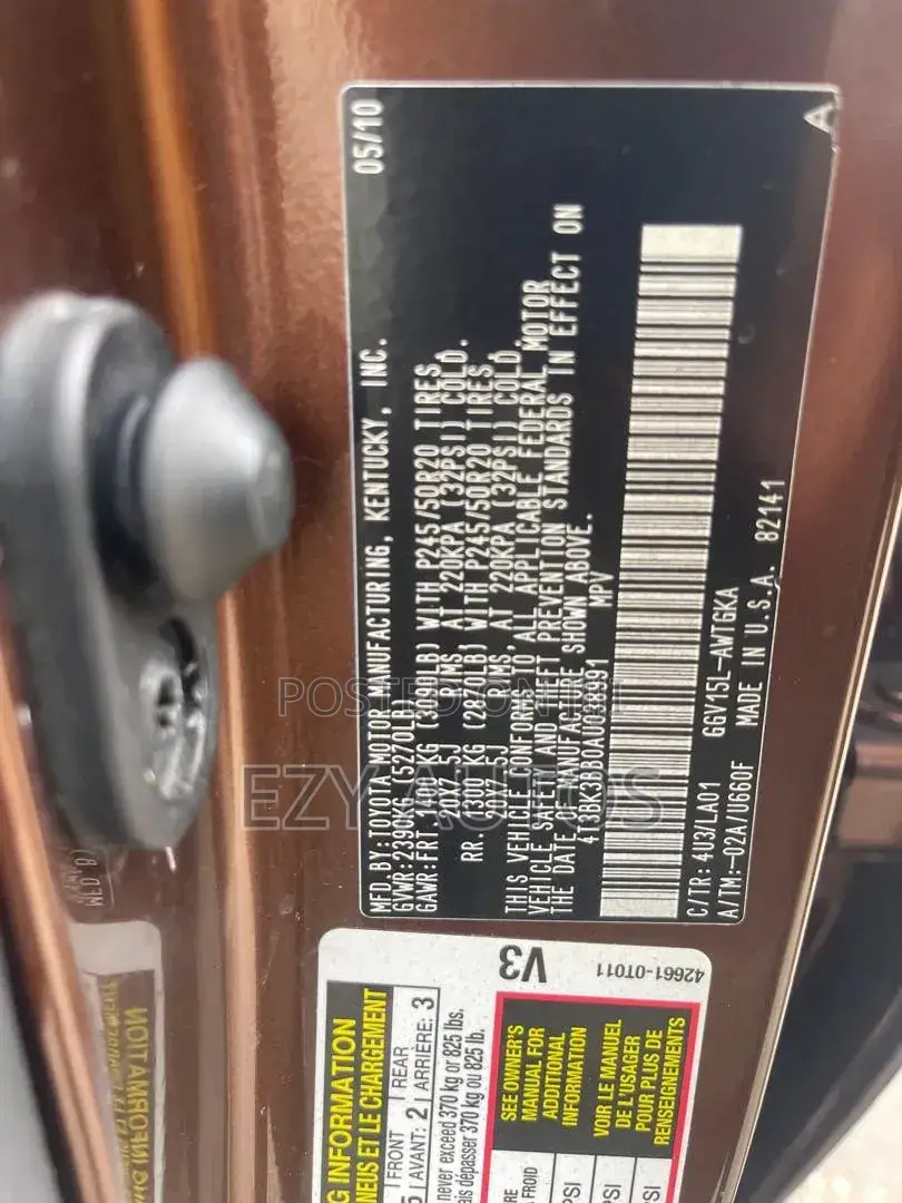 Toyota Venza 2010 Brown