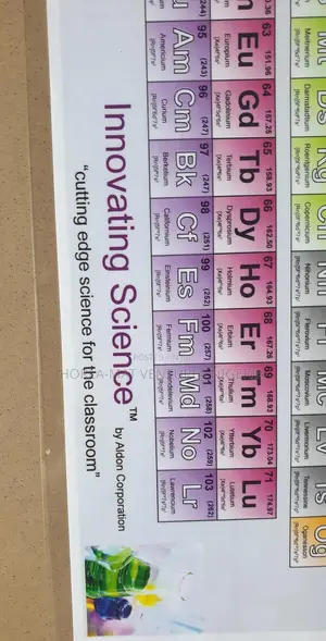 Periodic Table of the Element Chart (11" X 17")
