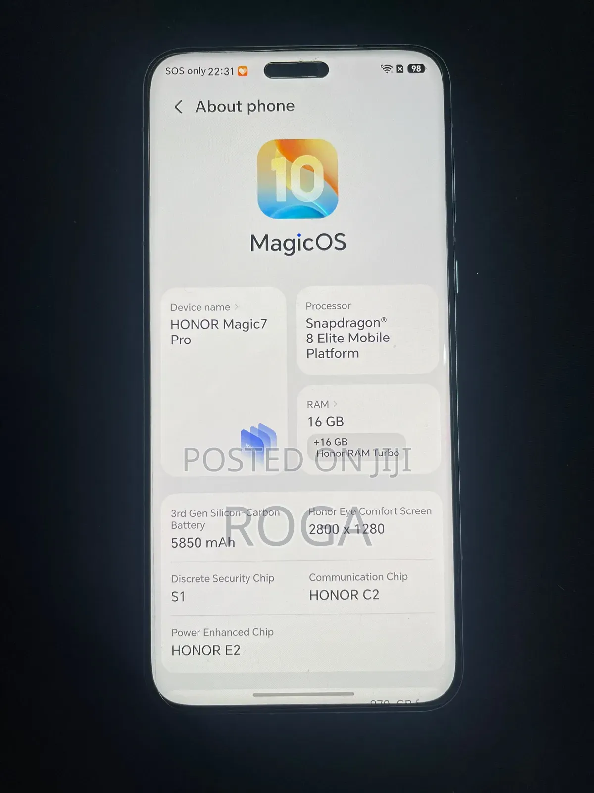 New Honor Magic7 Pro 1 TB Gray