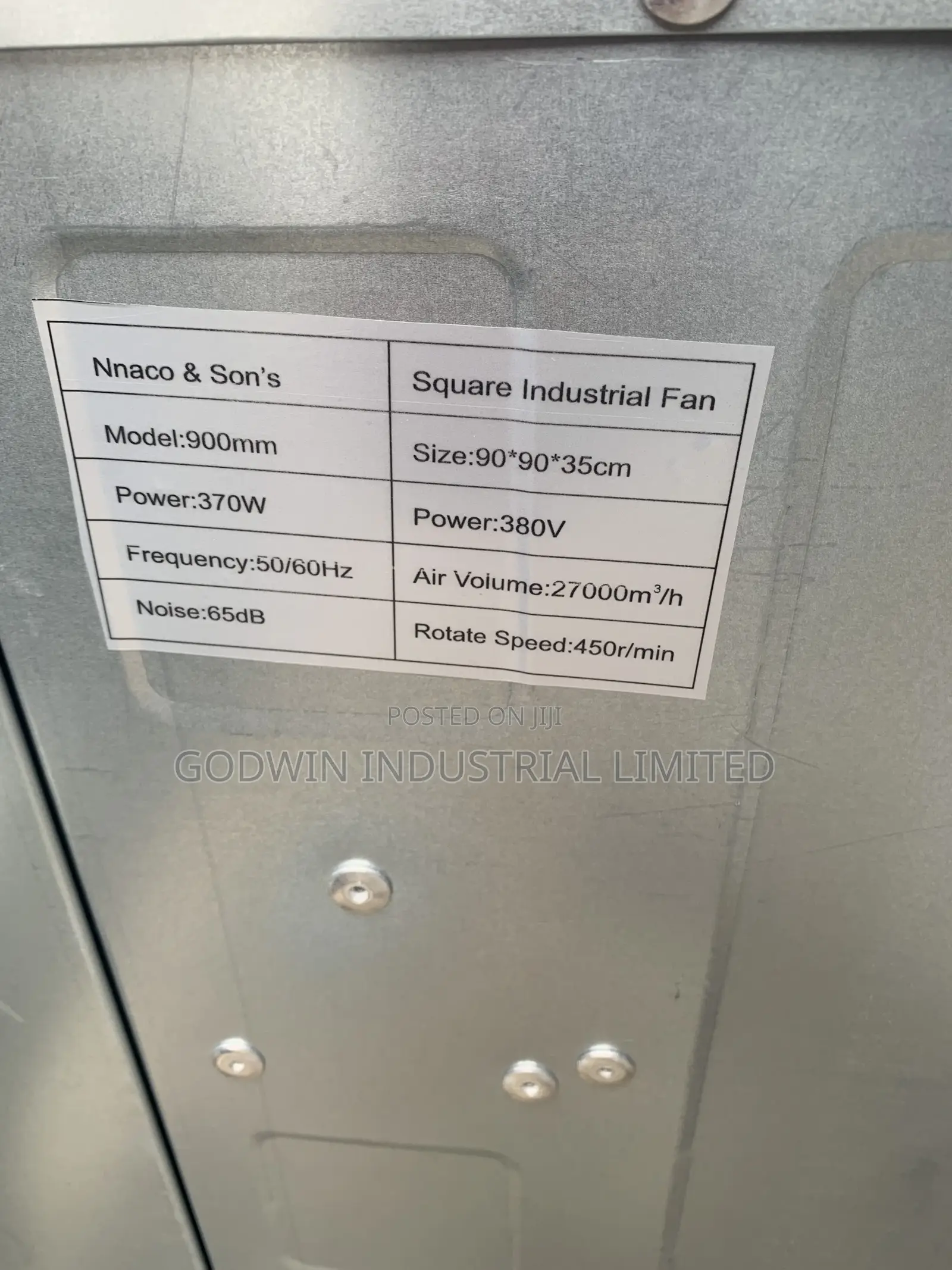 Industrial Extractor Fan