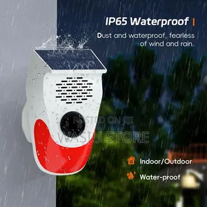 Solar-Powered Motion Sensor Alarm Designed for Outdoor Security