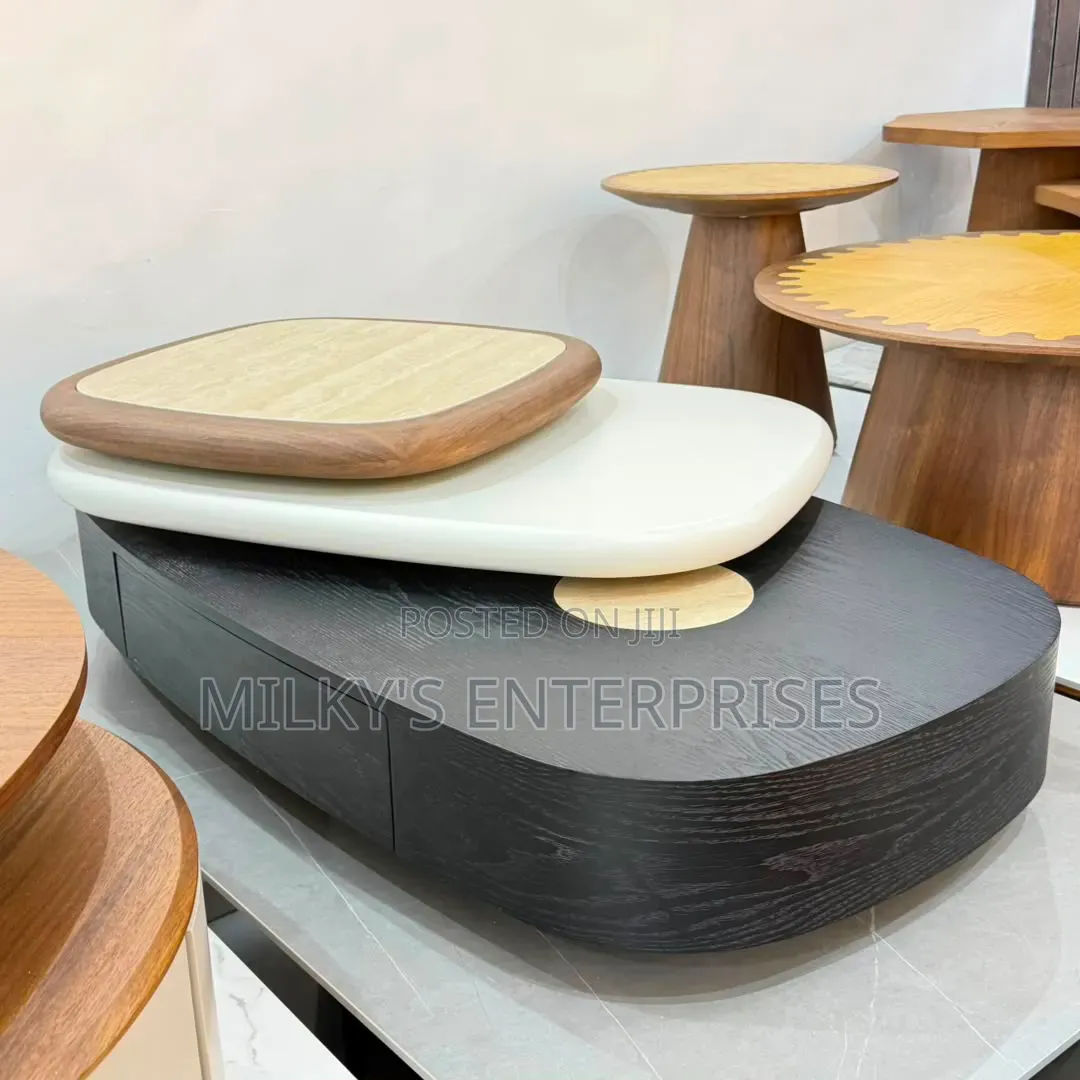 Modern 3 Layers Rotating Center Table