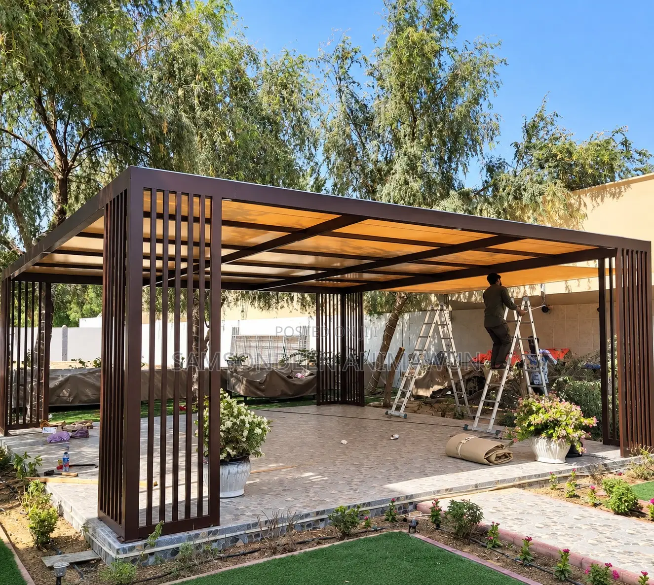 Transform Your Compound With a Modern Pergola