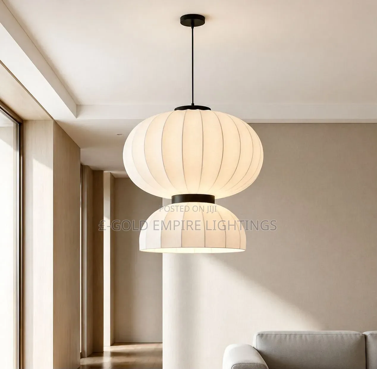 Modern LuxuryDouble Layer Pendant Light –Elegant Ceiling Hanging Light