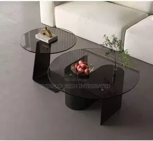 Obsidian Glass Centre Table Centre Table With