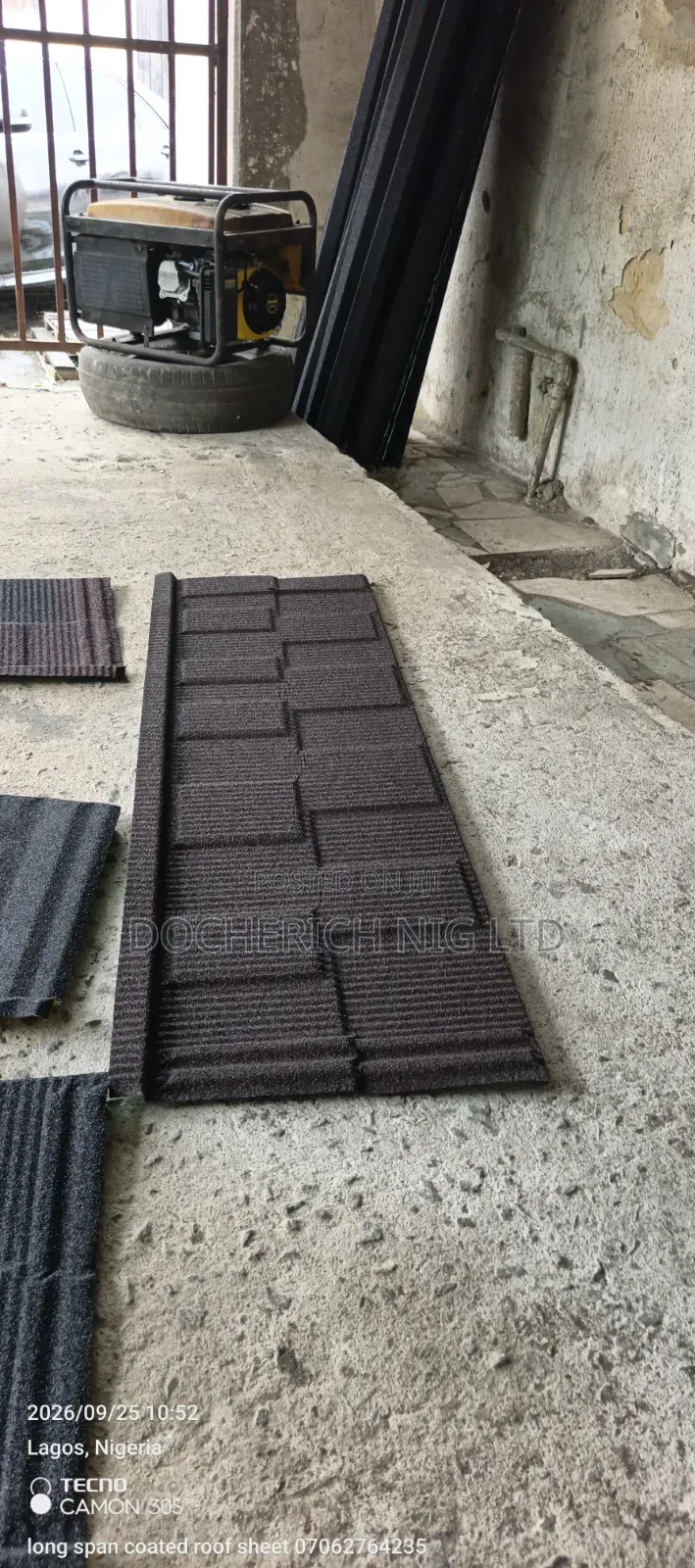 Reliable Shingle Stone Coated Roofing Sheet Brown Color