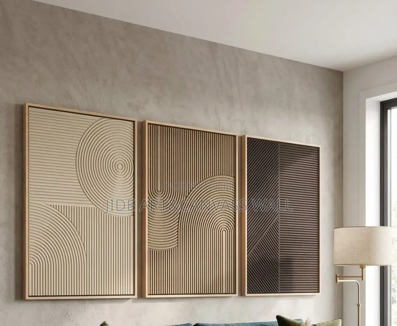 Split Foreign Canvas Art Wooden Wall Frames