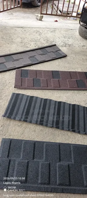 We Deal Om Various Types of Stone Coated Roofing Sheet