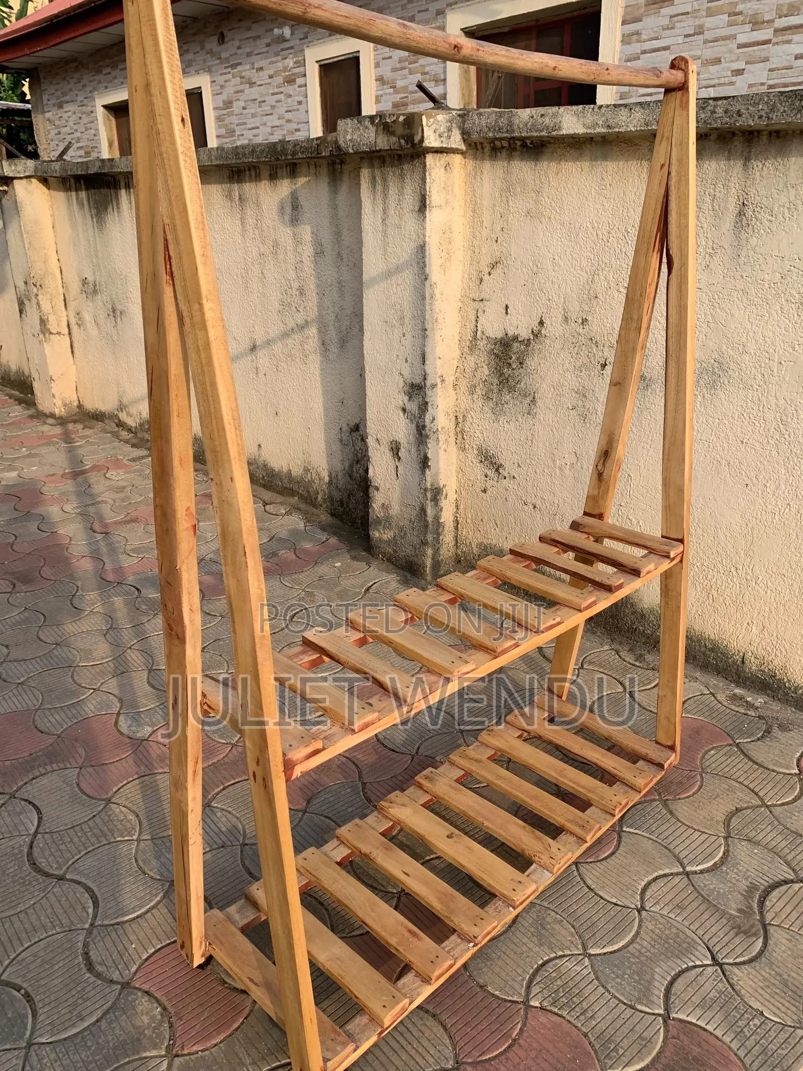 Wooden Clothes Rank