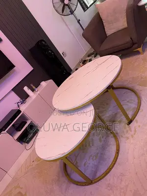 2 in 1 Faux Center Table for Sell in Awoyaya