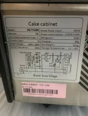 Cake Display Showcase