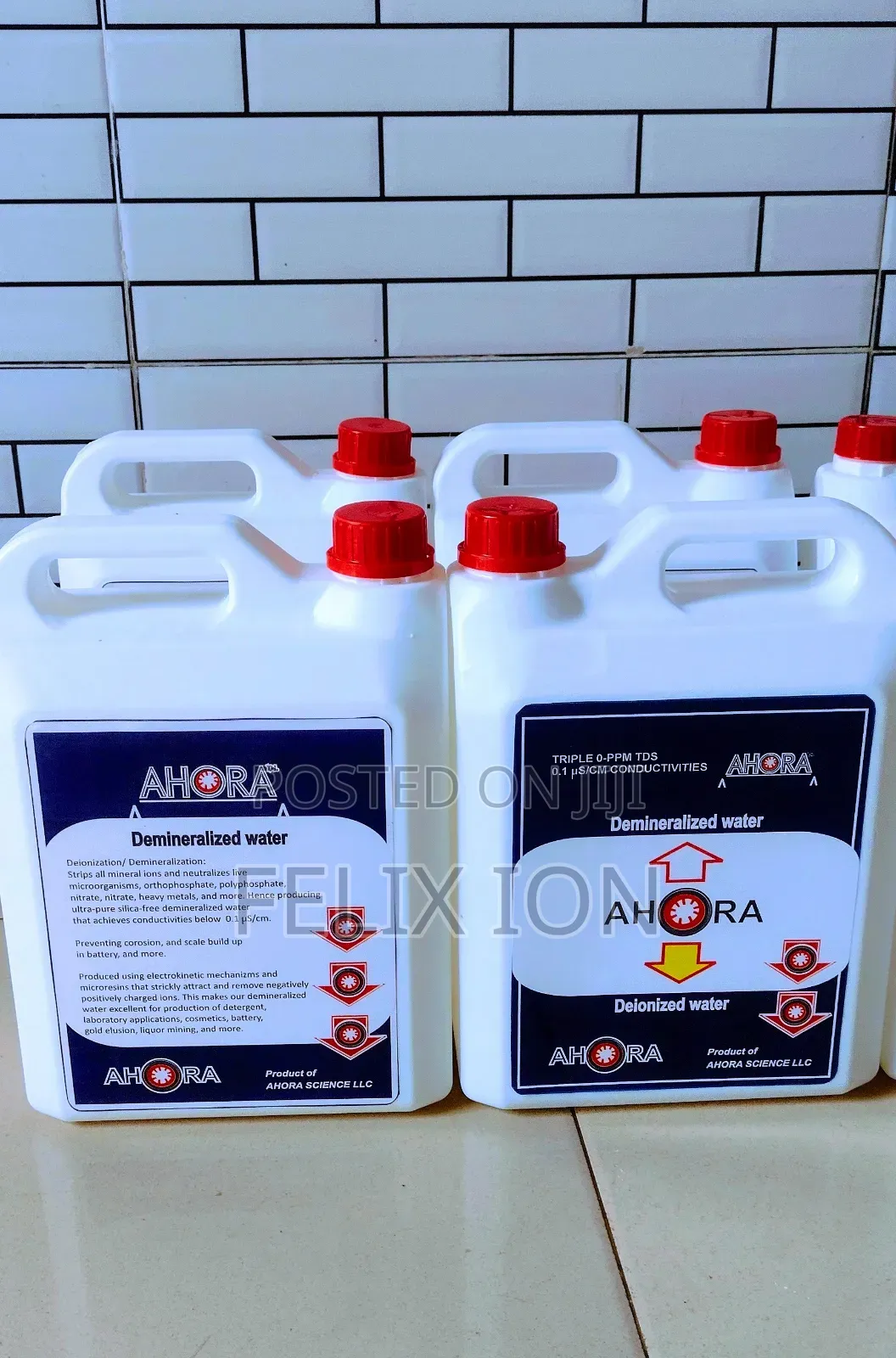AHORA Deionized Water 4L