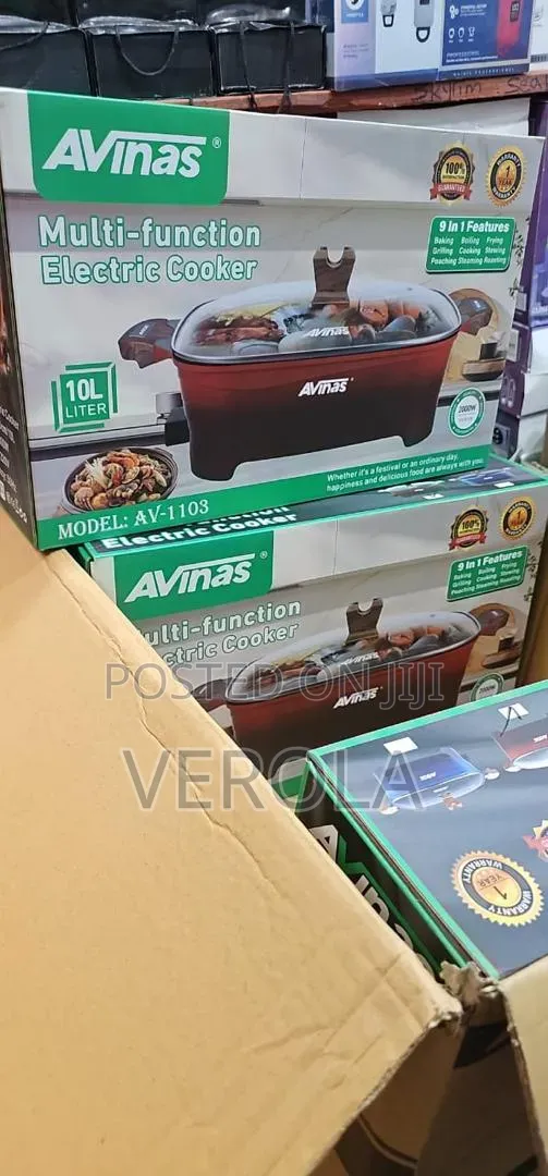 Original Avinas 10L Multi-Function Electric Cooker (2000W)