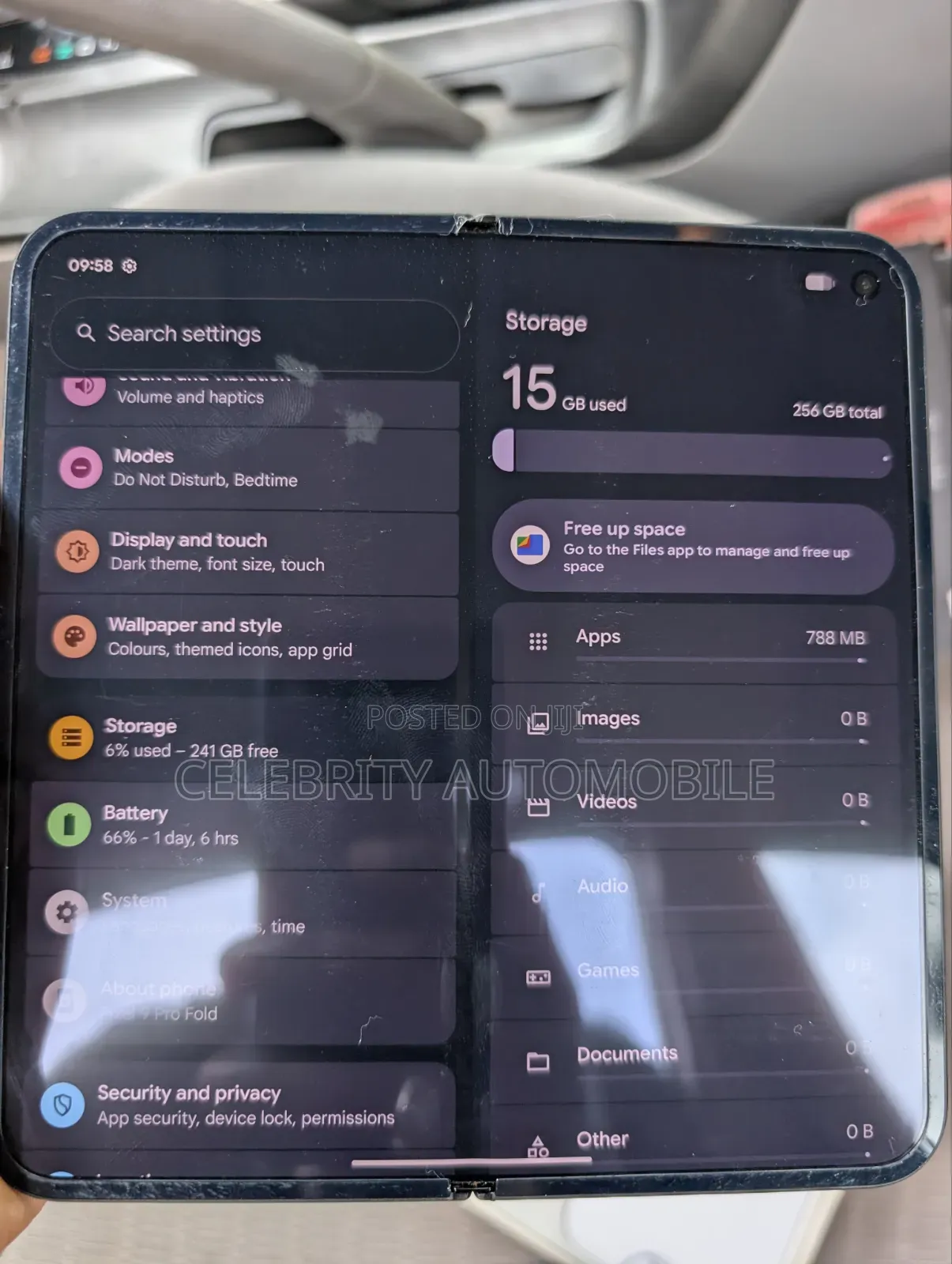 Google Pixel 9 Pro Fold 256 GB Black