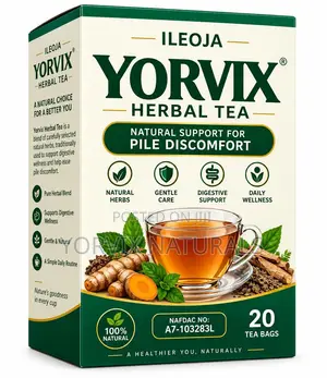 Natural Yorvix Herbal Tea for Pile Discomfort Digestive Support