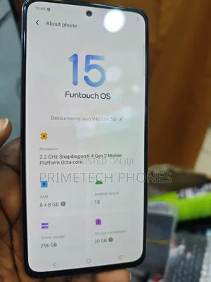 Vivo V40 Lite 256 GB Silver