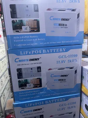 Cworth Energy 12.8V 2kWh LiFePO4 Lithium Battery – GCL-12200