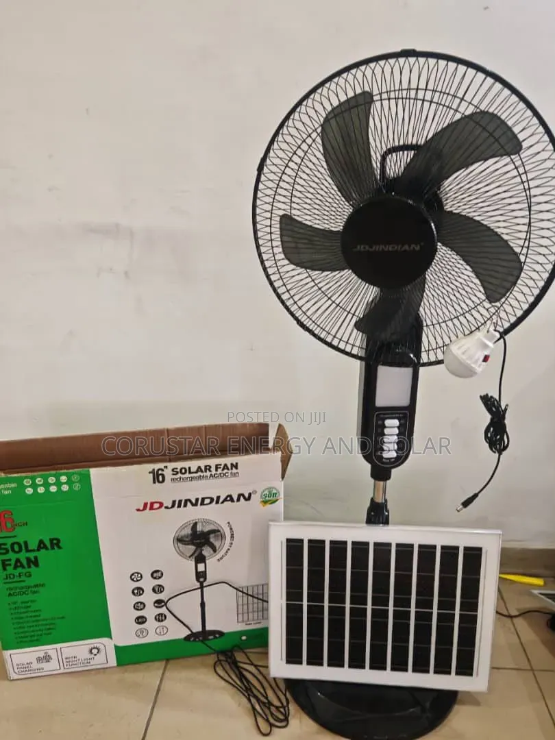 Jdjindian Solar Fan