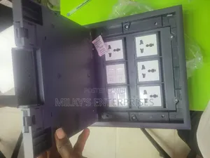 Original Metal Floor Box With 4 Multi Socket and 4 Data.