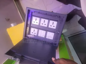 Original Metal Floor Box With 4 Multi Socket and 4 Data.