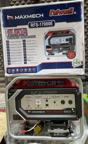 Rfs17000e 15.5kva Original Maxmech Petrol Key Start Generator
