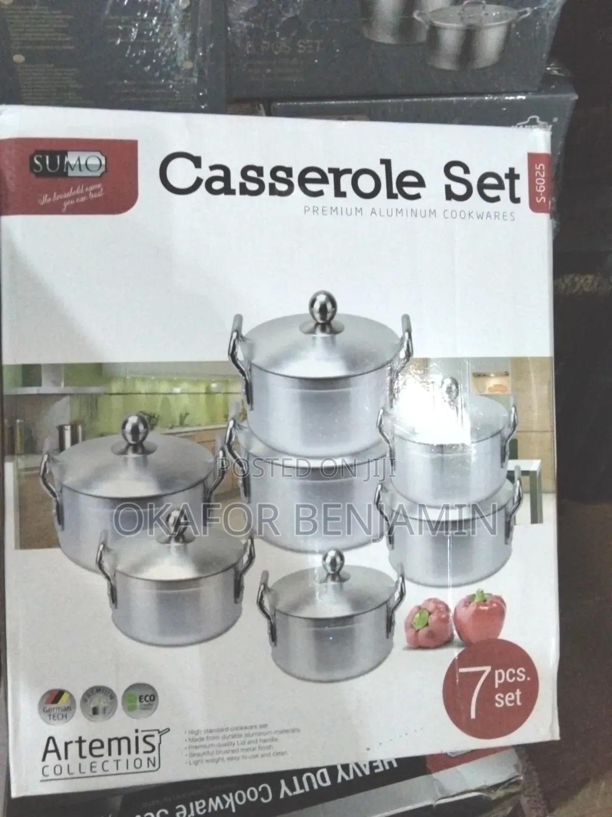 High Quality 7 Pieces Aluminium Pot