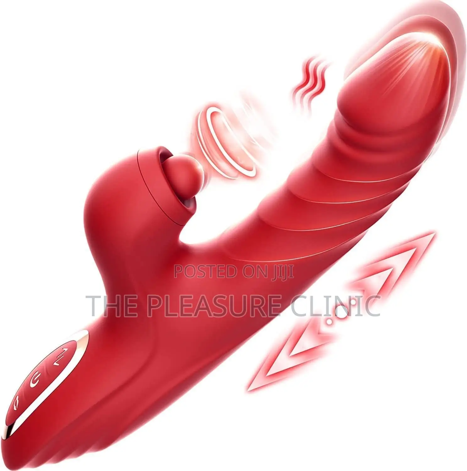 Thrusting Rabbit Dildo (Sucker Ball)