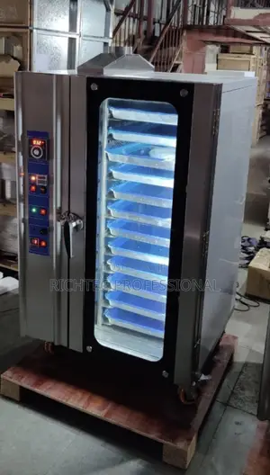 High Quality Commercial 12-Tray Gas Convection Oven - Stainless Steel