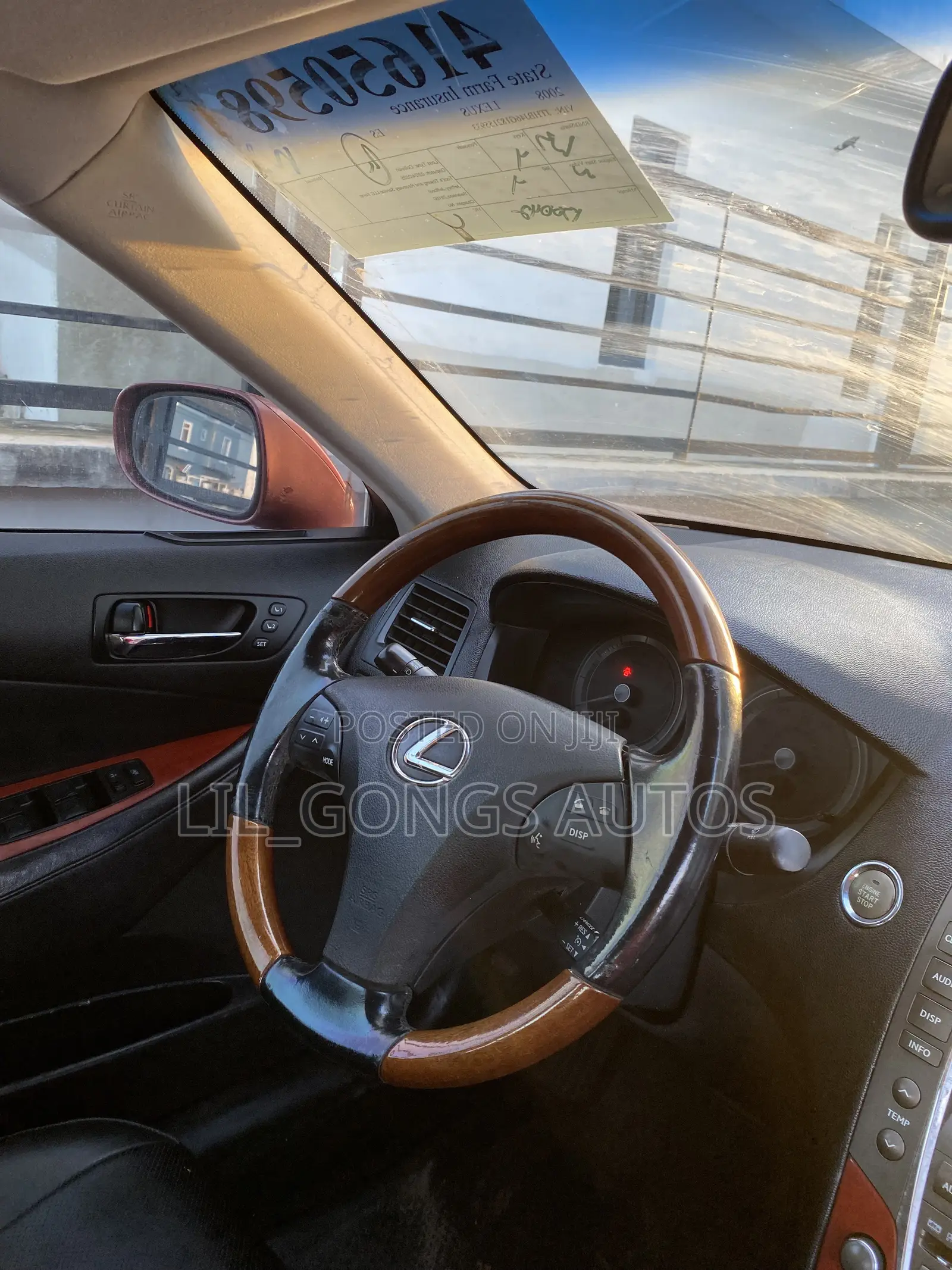 Lexus ES 350 2008 Red