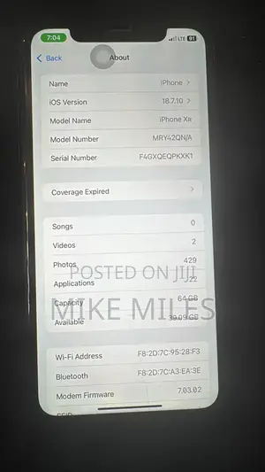 Apple iPhone XR 64 GB Black