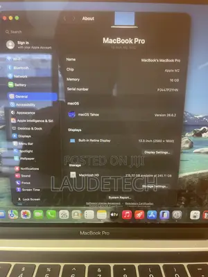 Laptop Apple MacBook Pro 2022 M2 16GB Apple M2 SSD 256GB