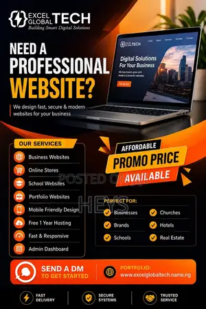 Professional Business Website Design - Affordable Mobile Friendly