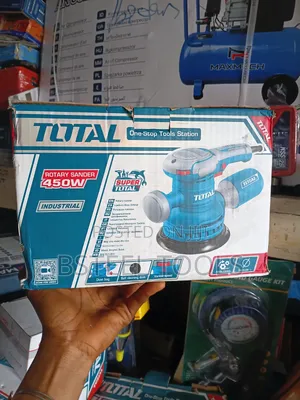 TOTAL 450W Rotary Sander – Electric Sanding Machine