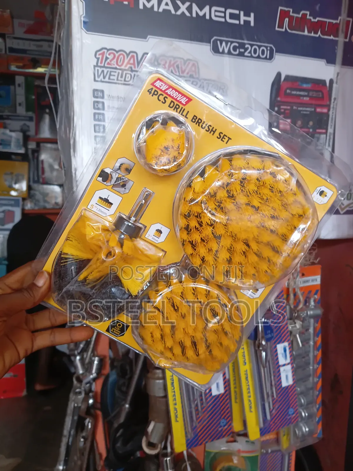 4pcs Drill Brush Set – Power Scrub Brush Attachment