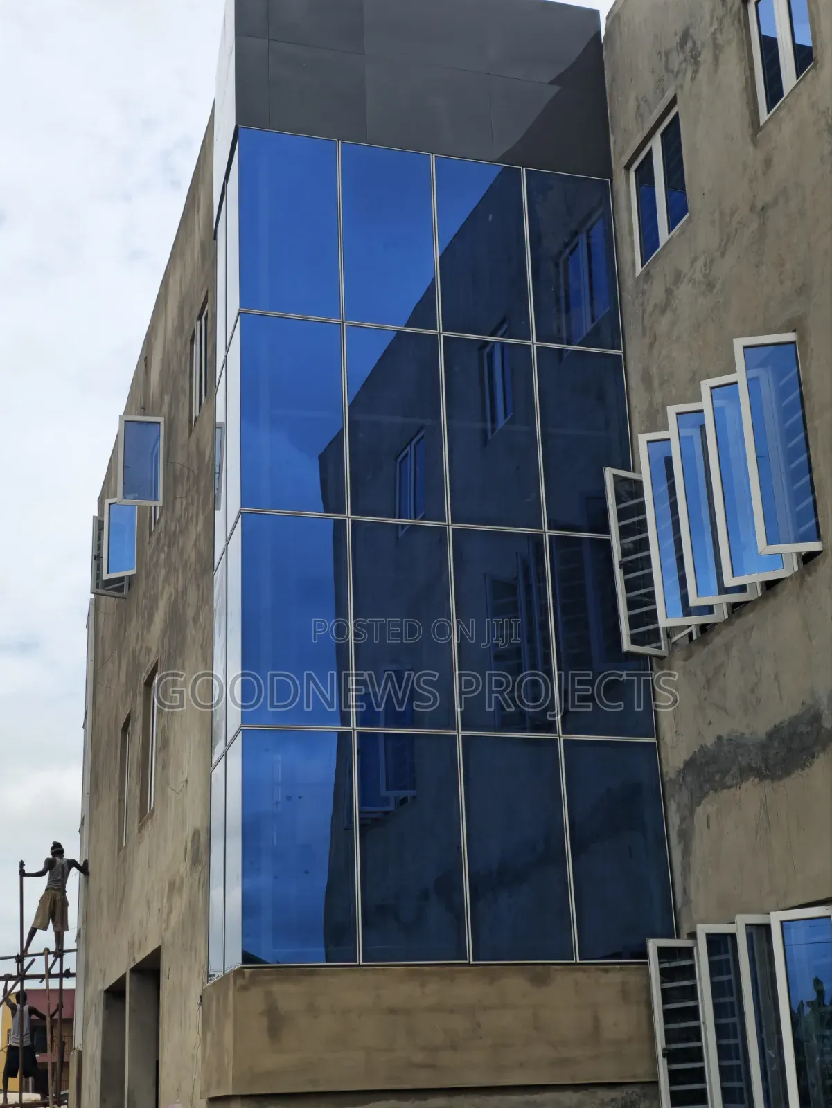 Frameless Aluminium Curtain Walls