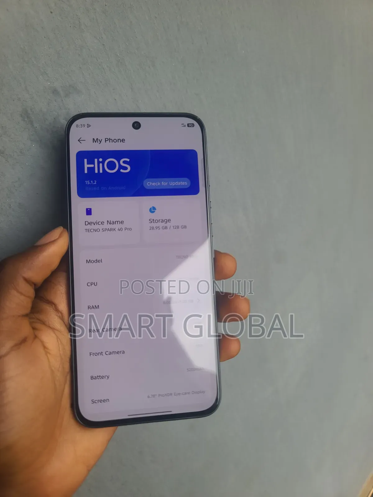 Tecno Spark 40 Pro 128 GB Blue