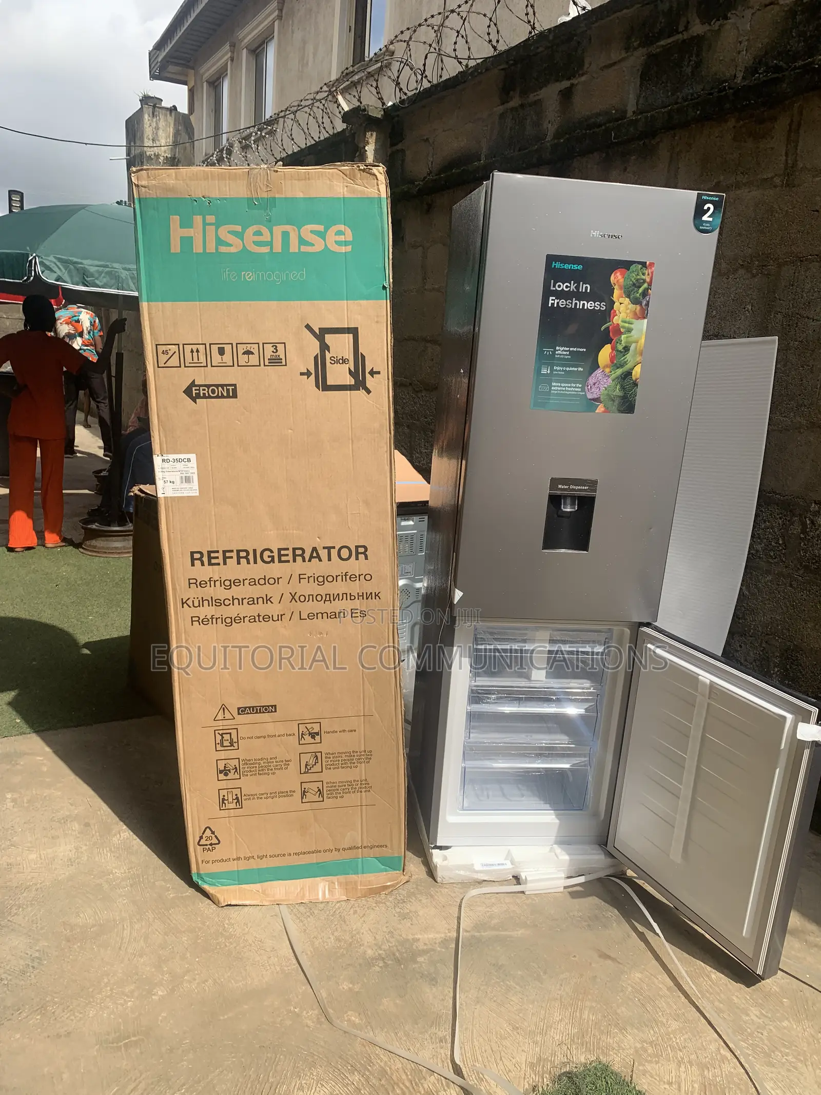 Hisense 35DCB 264L Elegant Refrigerator With Water Dispenser