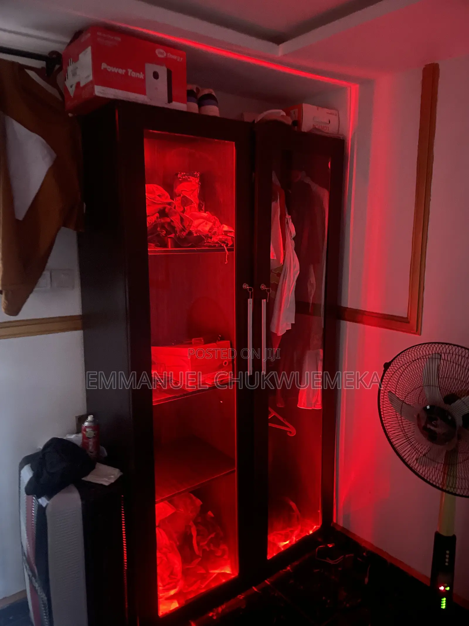 Glass Double Wardrobe for Sale