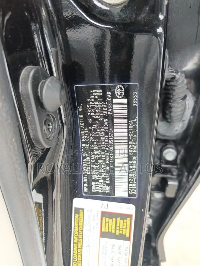 Toyota Camry 2014 Black