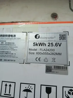 Felicity 5kWh 24v Lithium Battery
