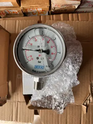 4” 0.4 Bar WIKA EN 837-1 Pressure Gauge